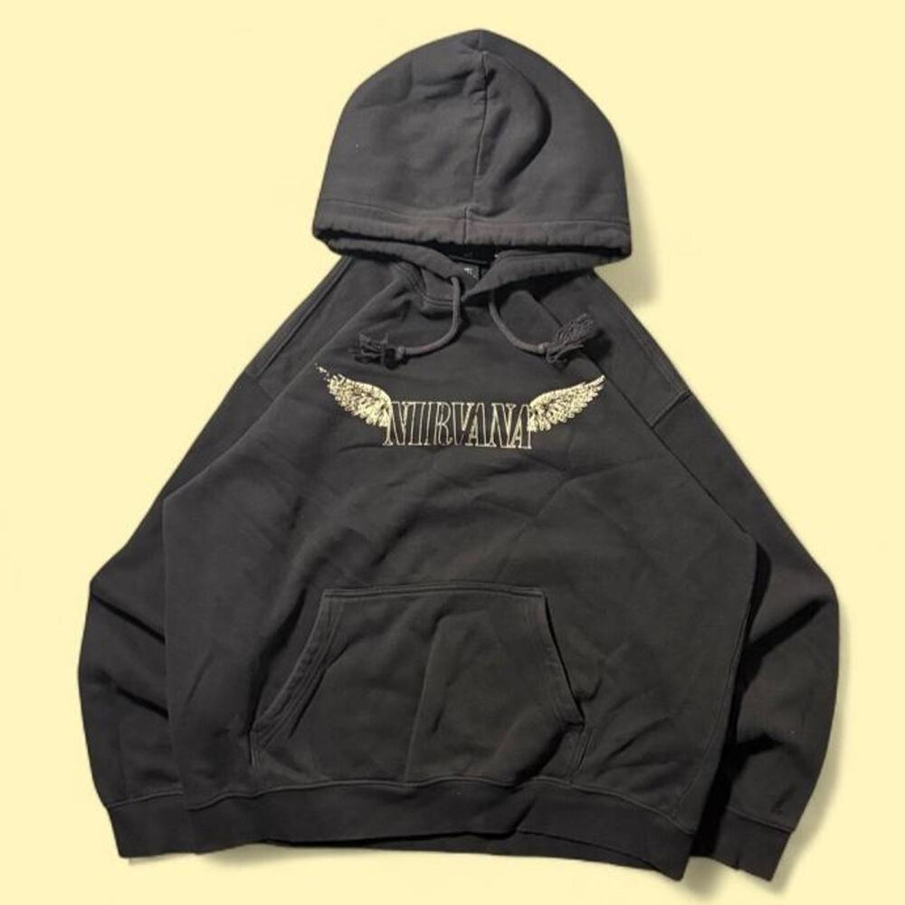 Vintage y2k nirvana grunge black